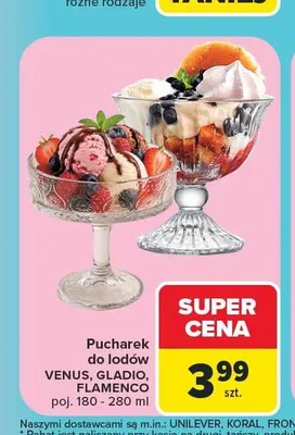 Pucharek do lodów Flamenco 180-280 ml promocja w Carrefour Market