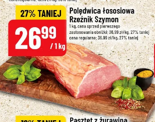 Polędwica łososiowa Rzeźnik Szymon promocja w POLOmarket