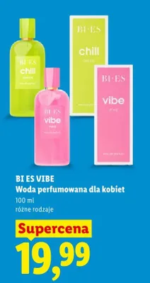 Woda perfumowana dla kobiet Bi-Es Vibe promocja w Lidl
