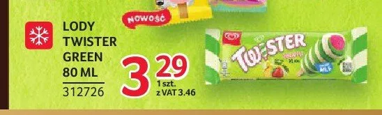 Lody Twister Green promocja w Selgros