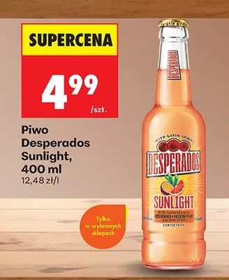 Piwo Desperados Sunlight promocja w Biedronka