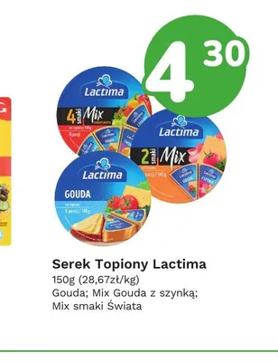 Serek topiony Lactima Mix smaki Świata promocja w Limonka