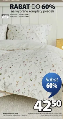 Komplet pościeli SUSSI 140x200cm + 70x80cm promocja w Jysk