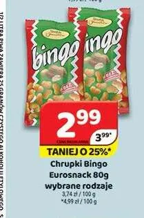 Chrupki Bingo Eurosnack promocja w Delfin