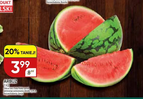 Arbuz promocja w Chata Polska