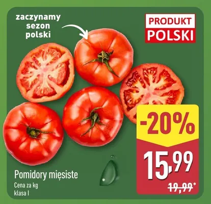 Pomidory mięsiste promocja w Aldi