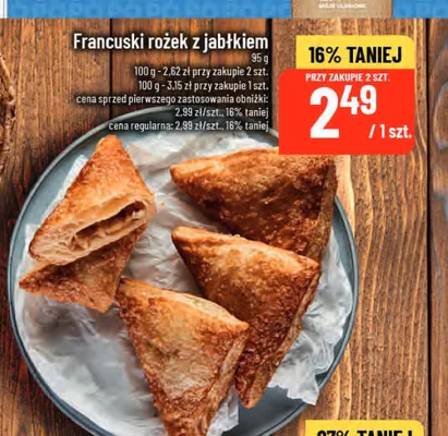 Francuski rożek z jabłkiem promocja w POLOmarket