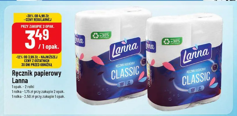 Ręcznik papierowy Lanna Classic promocja w POLOmarket