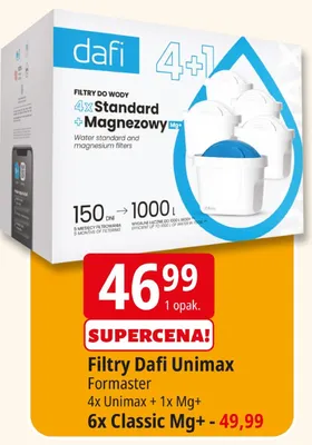 Filtry Dafi Classic Mg+ Formaster 6x Classic Mg+ promocja w Leclerc