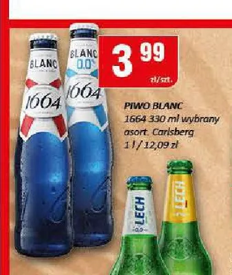 Piwo bezalkoholowe Blanc 1664 promocja w Chorten