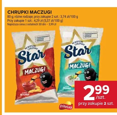 Chrupki Maczugi Star Fromage promocja w Stokrotka
