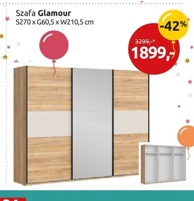 Szafa Glamour promocja w Black Red White