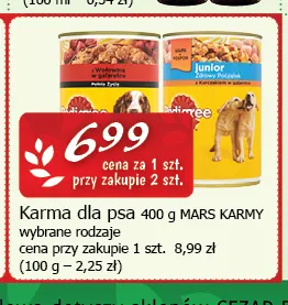Karma dla psa Pedigree Mars promocja w CEZAR Delikatesy