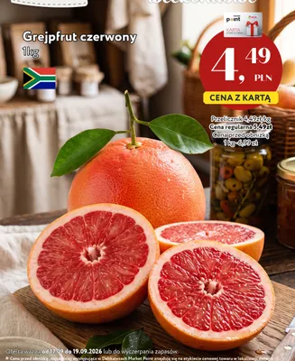 Grejpfrut czerwony promocja w Market Point
