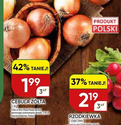 Cebula żółta polska promocja w Chata Polska