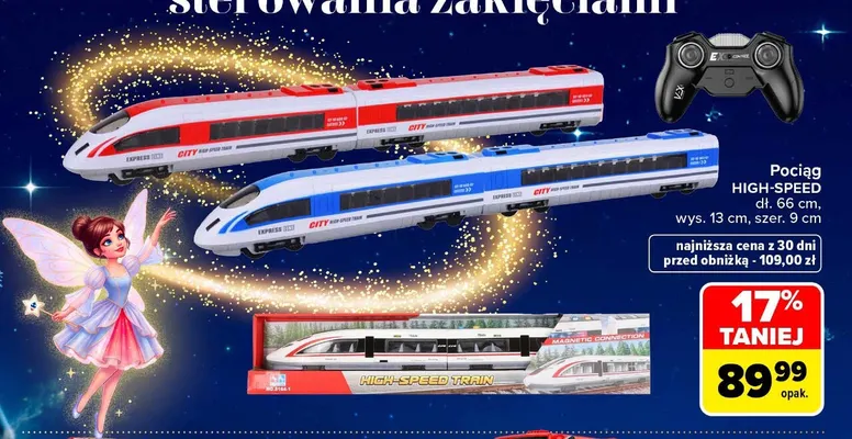 Pociąg High-Speed promocja w Carrefour