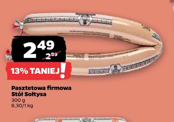 Pasztetowa firmowa Stół Sołtysa promocja w Netto