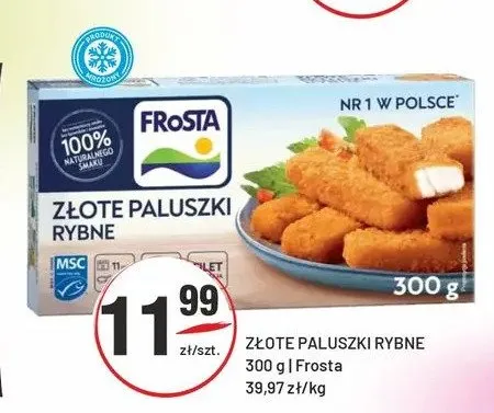 Złote paluszki rybne Frosta promocja w Sedal