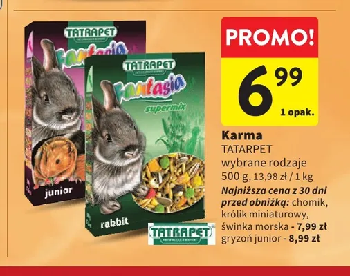Karma dla chomika Tatrapet promocja w Intermarche
