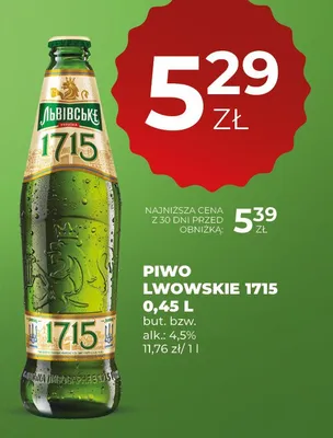 Piwo Lwowskie 1715 promocja w Duży Ben