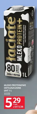 Mleko proteinowe odtłuszczone UHT Łaciate promocja w Selgros
