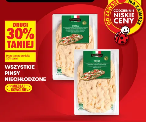 Pinsy niechłodzone promocja w Biedronka