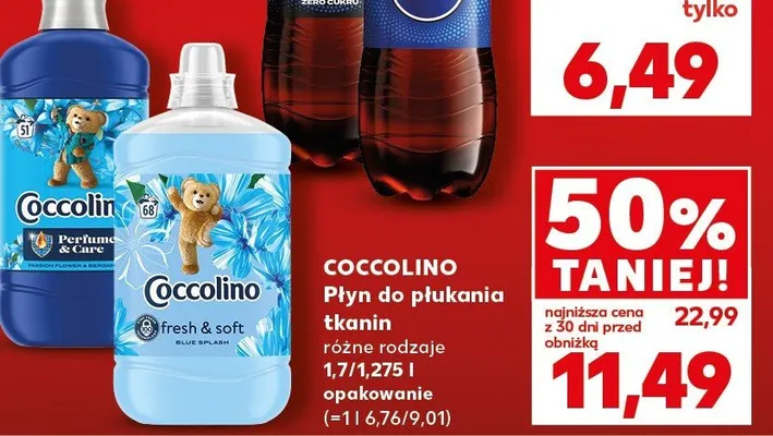 Płyn do płukania tkanin różne rodzaje promocja w Kaufland
