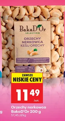 Orzechy nerkowca BakaD'Or promocja w Biedronka