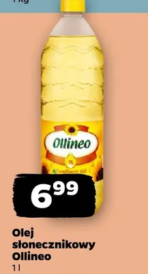 Olej słonecznikowy Ollineo promocja w Netto