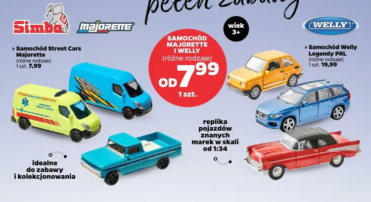 Samochód Welly Legendy PRL promocja w Netto