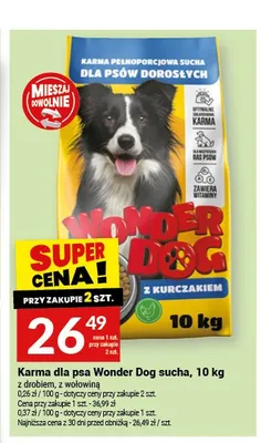 Karma dla psa Wonder Dog sucha promocja w Twój Market