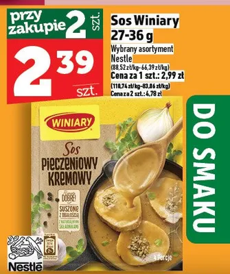 Sos Winiary 27-36 g promocja w TOPAZ
