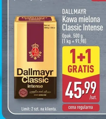 Kawa mielona Classic Intense Dallmayr promocja w Aldi