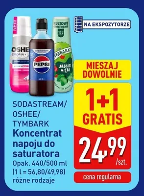 Koncentrat do saturatora Oshee promocja w Aldi