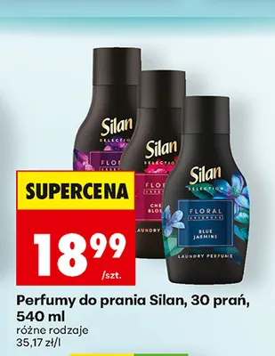 Perfumy do prania Silan 30 prań promocja w Biedronka