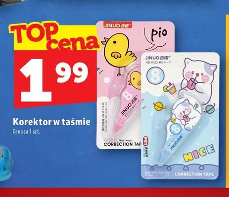 Korektor w taśmie Jinuo promocja w TOPAZ