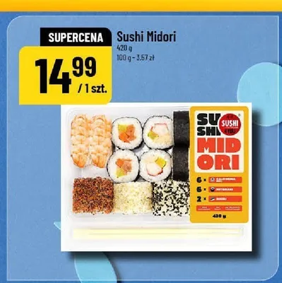 Sushi Midori promocja w POLOmarket