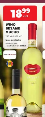 Wino Besame Mucho promocja w Stokrotka