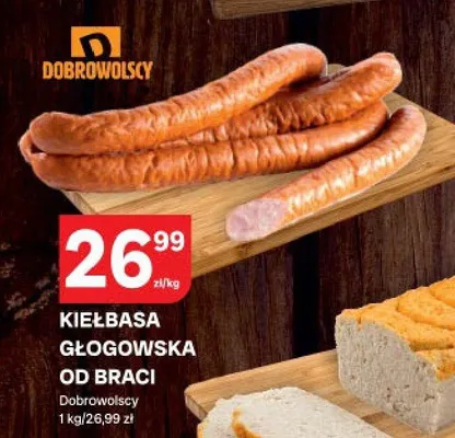 Kiełbasa głogowska od braci promocja w Chorten