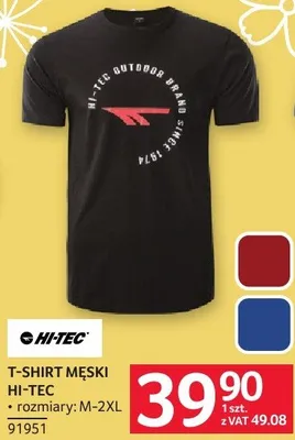 T-shirt męski Hi-Tec promocja w Selgros