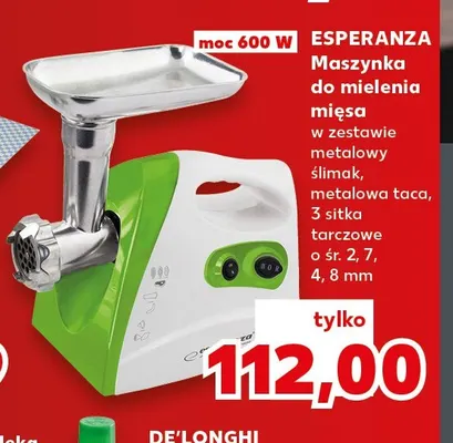 Maszynka do mielenia mięsa Esperanza promocja w Kaufland
