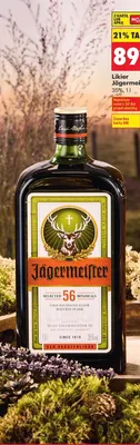 Likier Jägermeister 35% promocja w Biedronka