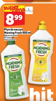 Płyn do naczyń Morning Fresh 900 ml promocja w TOPAZ