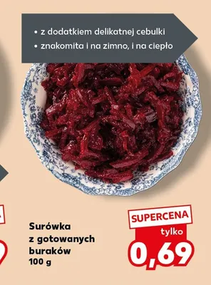 Surówka z gotowanych buraków promocja w Kaufland