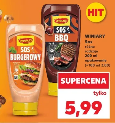 Sos Burgerowy Winiary promocja w Kaufland