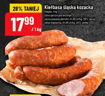 Kiełbasa śląska kozacka promocja w POLOmarket