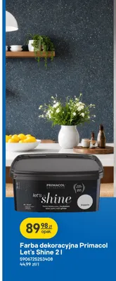 Farba dekoracyjna Primacol Let’s Shine promocja w Castorama