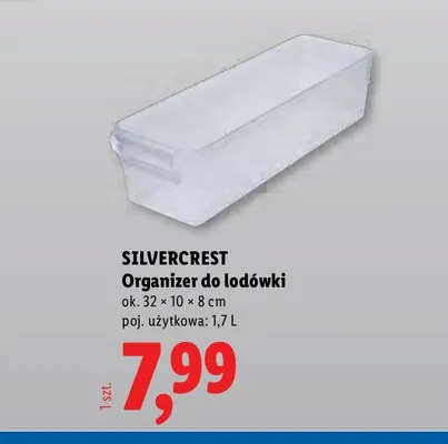 Organizer do lodówki 32x10x8 cm Silvercrest promocja w Lidl