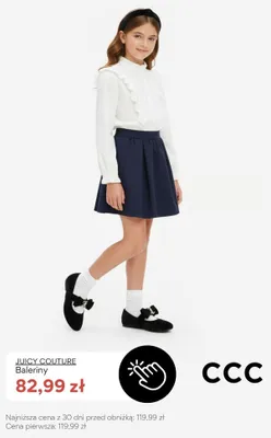 Baleriny Juicy Couture promocja w CCC