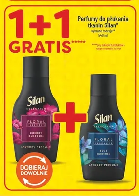 Perfumy do płukania tkanin Silan Selection Floral Essences Blue Jasmine promocja w POLOmarket